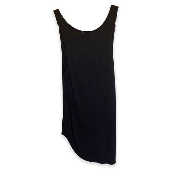 Old Navy NWOT Rayon Tank Top Never Worn Black Women's Size Medium Tulip Hem - Picture 2 of 4